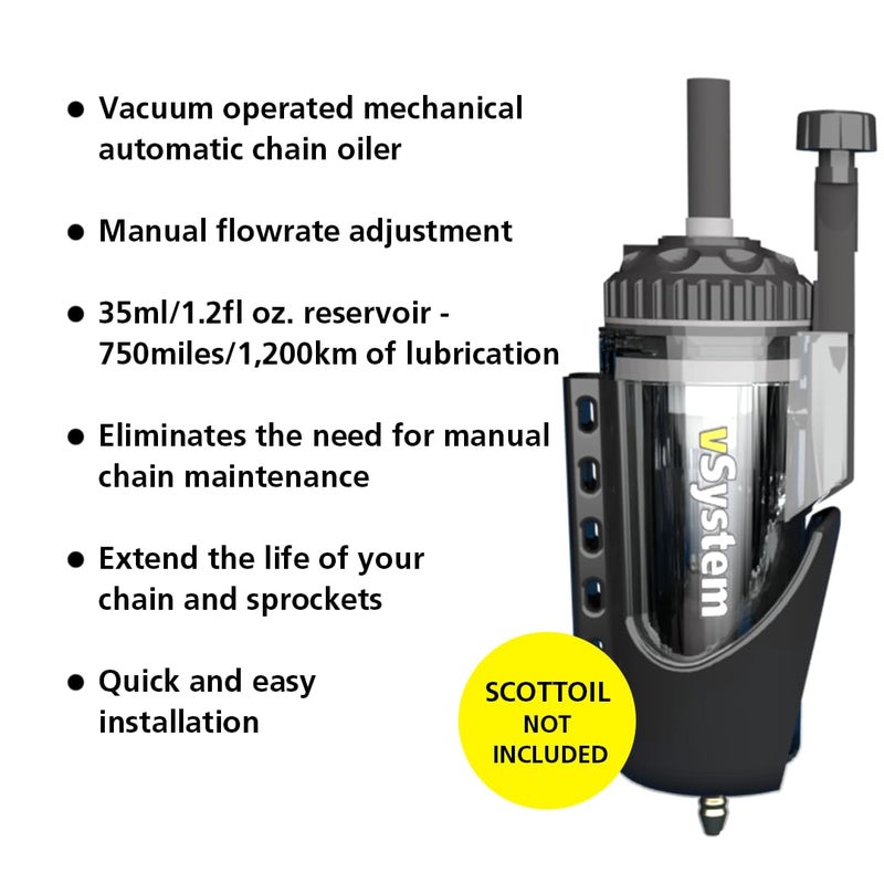 Scottoiler Essentials - Micro-vSystem - Automatic Motorcycle Chain Oiler - Image 2